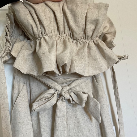 Saints + Secrets Linen Jumpsuit - Picture 3 of 5